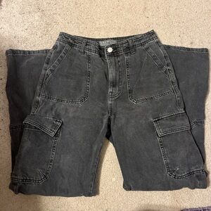Primark Women’s Dark Gray Cargo Jeans